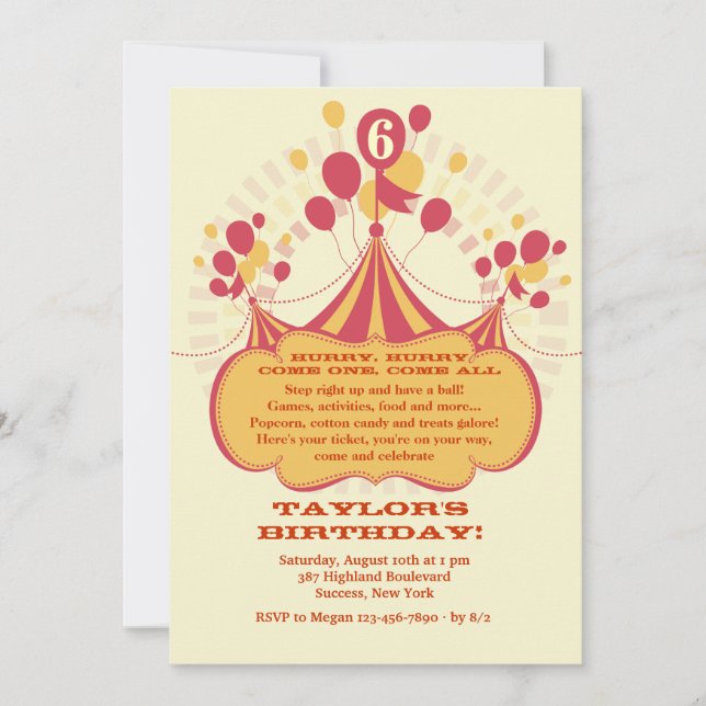 Einladung zur Karnevalszeit (Vorderseite)