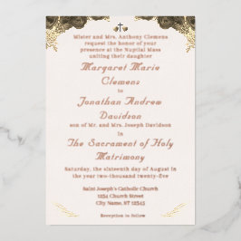 Einladung zur katholischen Grace Hochzeit