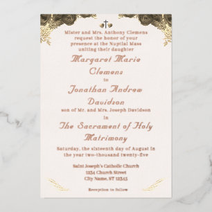 Einladung zur katholischen Grace Hochzeit