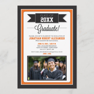 Einladung zur klassischen Graduationspartei (Orang