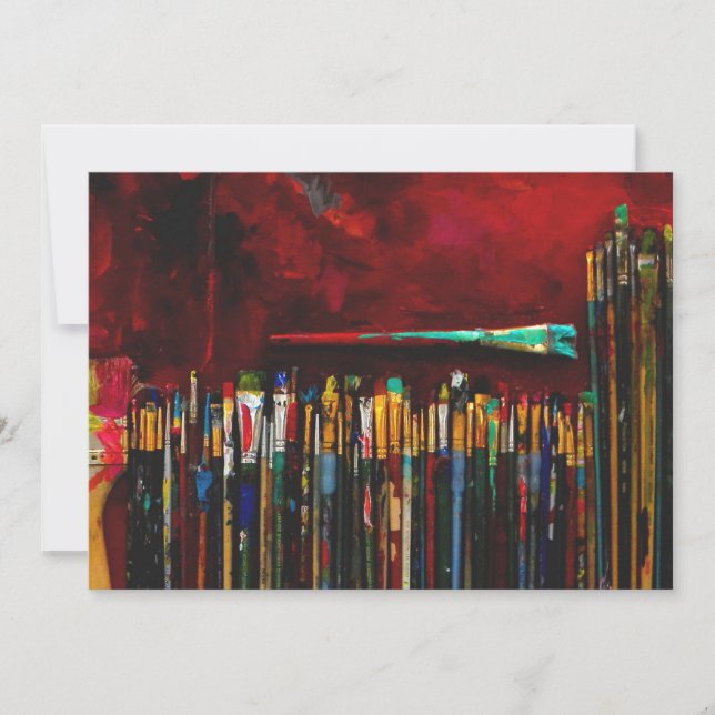 Einladung zur Kunstschau (Vorderseite)