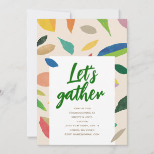 Einladung zur Leaf Drop Cream-Party