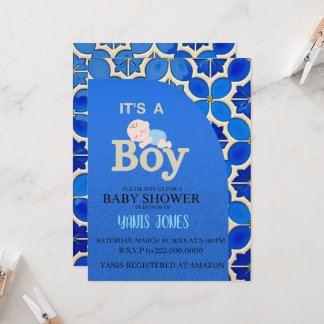 Einladung zur marokkanischen Babyparty für einen J