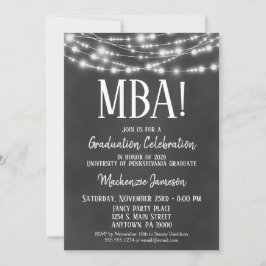 Einladung zur MBA Business Admin Graduation Party