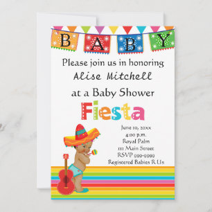 Einladung zur mexikanischen Babydusche