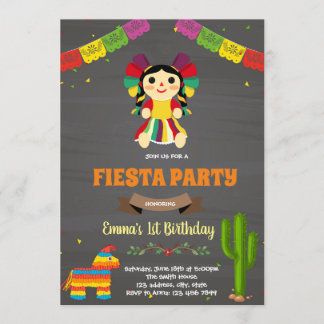 Einladung zur mexikanischen Puppe