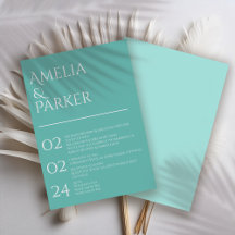 Einladung zur Minimalistischen Grünen Hochzeit