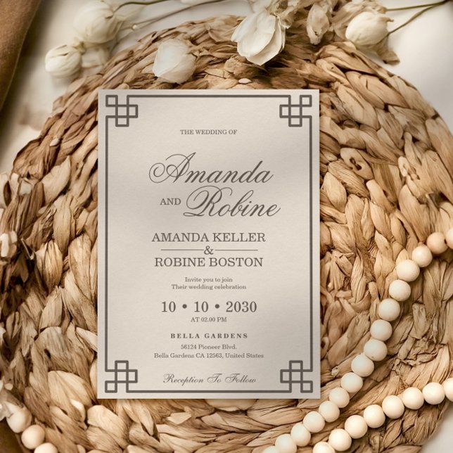 Einladung zur Minimalistischen Kalligrafie (Von Creator hochgeladen)