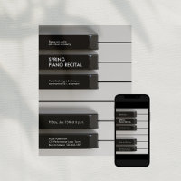 Einladung zur Modern Piano Music Academy Aufführun