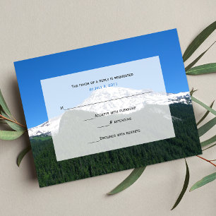 Einladung zur Mountain Wedding RSVP
