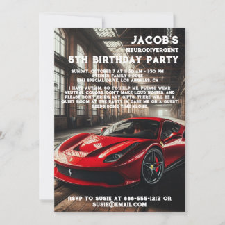 Einladung zur Neurodivergent Autistic Birthday Par