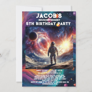 Einladung zur Neurodivergent Autistic Birthday Par