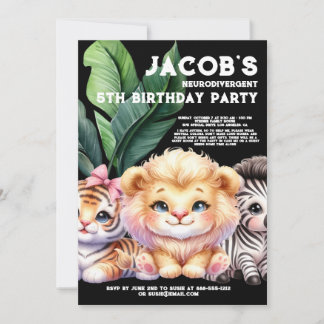 Einladung zur Neurodivergent Autistic Birthday Par