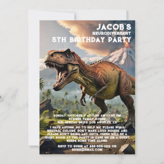 Einladung zur Neurodivergent Autistic Birthday Par