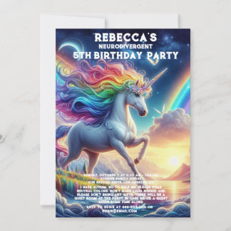 Einladung zur Neurodivergent Autistic Birthday Par