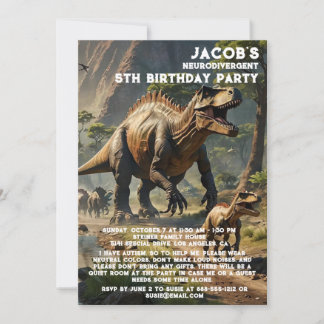 Einladung zur Neurodivergent Autistic Birthday Par