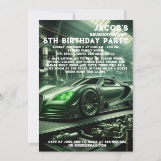 Einladung zur Neurodivergent Autistic Birthday Par