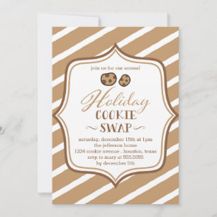 Einladung zur niedlichen Cookie Swap-Party