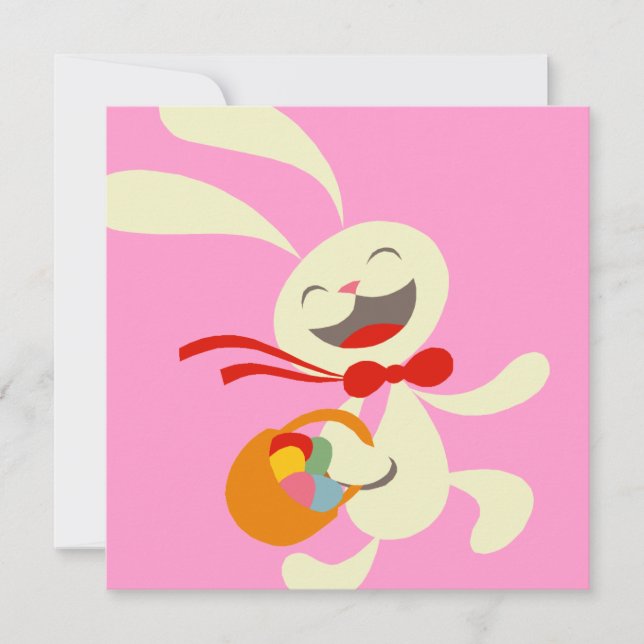 Einladung zur Ostereijagd (Vorderseite)