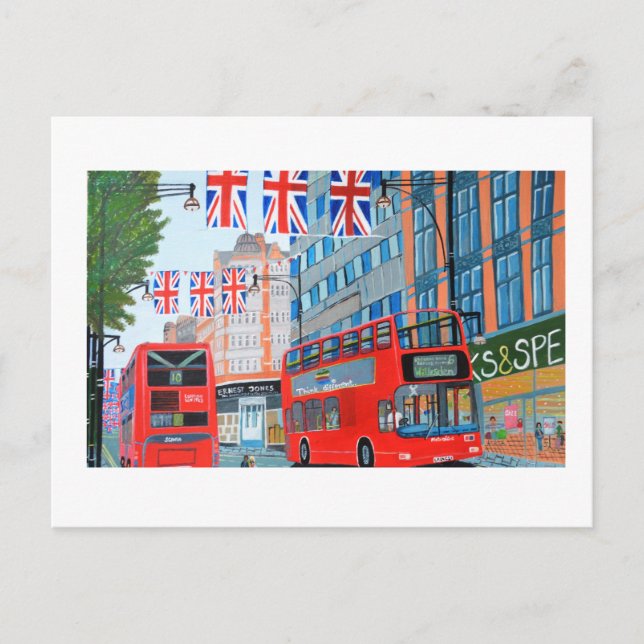 Einladung zur Oxford Street (Vorderseite)