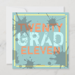 Einladung zur Party Grunge Graduation Party