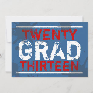 Einladung zur Party Grunge Graduation Party