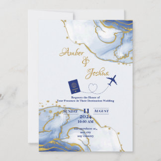 Einladung zur Passport-Hochzeit