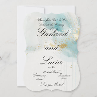 Einladung zur personalisierten Hochzeit