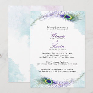 Einladung zur Pfauenhochzeit