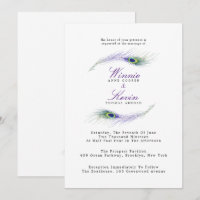 Einladung zur Pfauenhochzeit