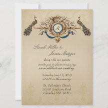 Einladung zur Pfauenhochzeit