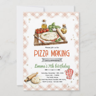 Einladung zur Pizzaherstellungsparty