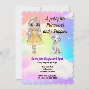 Einladung zur Prinzessinnen- und Welpenparty