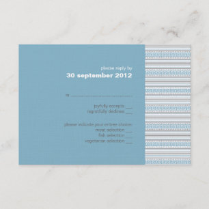 Einladung zur RSVP-Karte für den Fret Stripe Cornf