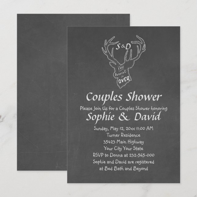 Einladung zur Rustikalen Antler-Gruppe (Vorne/Hinten)