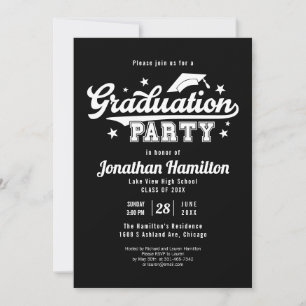 Einladung zur Schwarzen Abiturparty an der High Sc