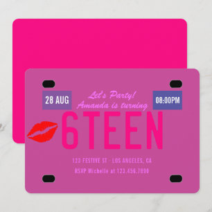 Einladung zur sechzehnten Geburtstagspartei