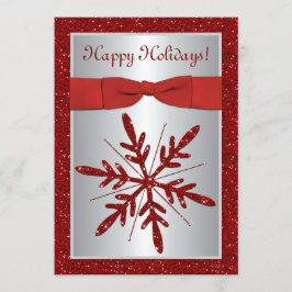 Einladung zur Silver and Red Snowflake Feier