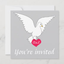 Einladung zur Silver Dove Hochzeit