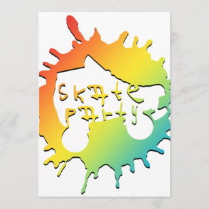 Einladung zur Skate-Splatter-Party