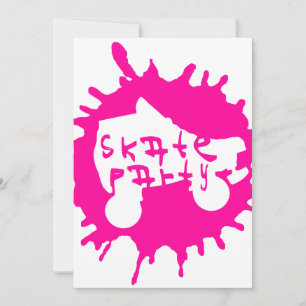 Einladung zur Skate-Splatter-Party