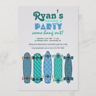 Einladung zur Skateboardkollektion