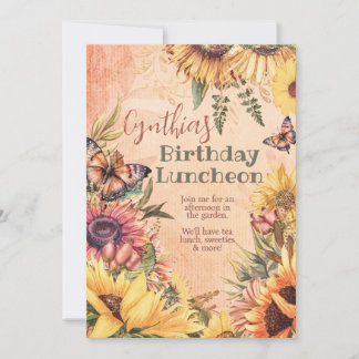 Einladung zur Sonnenblumen-Feier