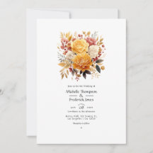 Einladung zur Sonnenblumen-Hochzeit