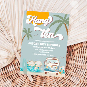 Einladung zur Strand-Geburtstagsfeier