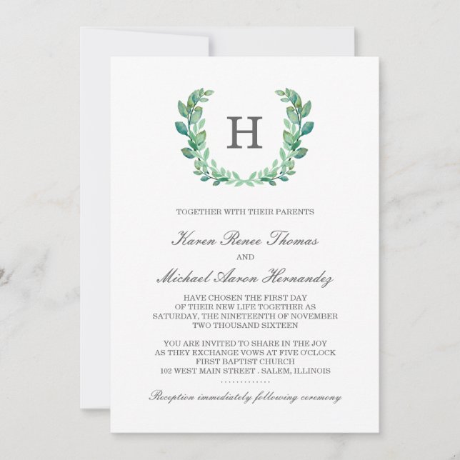 Einladung zur Trauung von Naturkranken (Vorderseite)