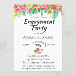 Einladung zur "Tropical Island Floral Engagement P