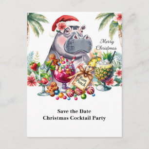 Einladung zur tropischen Weihnachts-Cocktailparty