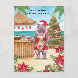 Einladung zur tropischen Weihnachts-Cocktailparty