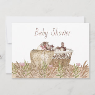 Einladung zur Vintagen Babydusche